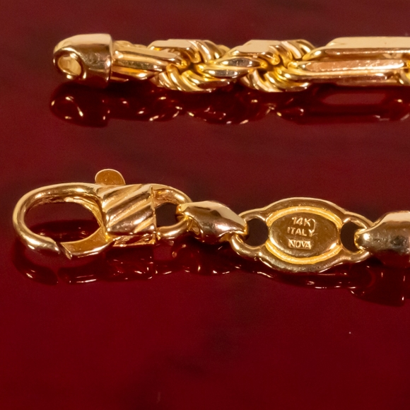 Italy 14k Milano Rope Gold Chain 20"/53g - Picture 7 of 7